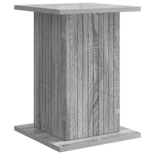 Стойка за растения 2 pcs Сива сонома 30,5 x 30 x 43 см