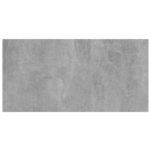 Рафтове, 4 бр, бетонно сиви, 80x40x1,5 см, инженерно дърво
