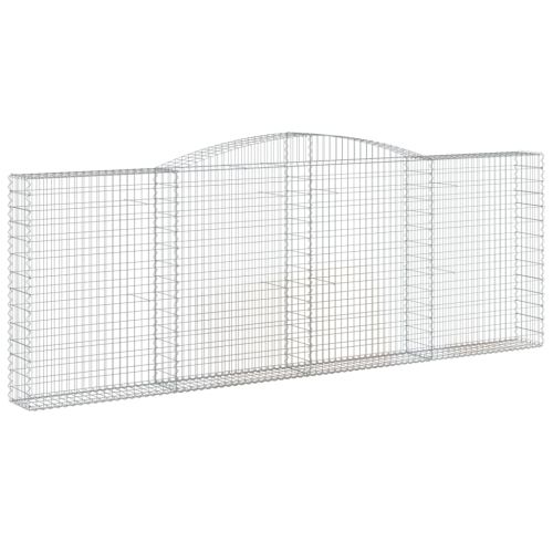 Габионни кошници арка 3 бр 400x30x140/160 см поцинковано желязо