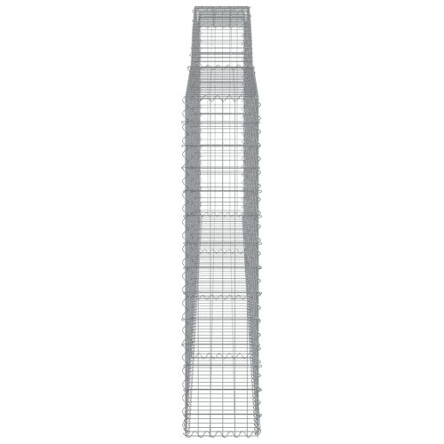 Габионни кошници арка 3 бр 400x30x140/160 см поцинковано желязо