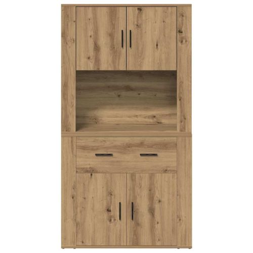Висок шкаф дъб артизан 80 x 33 x 150 см Инженерно дърво