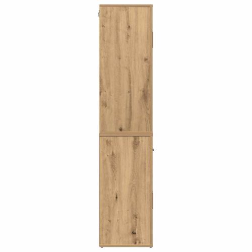 Висок шкаф дъб артизан 80 x 33 x 150 см Инженерно дърво
