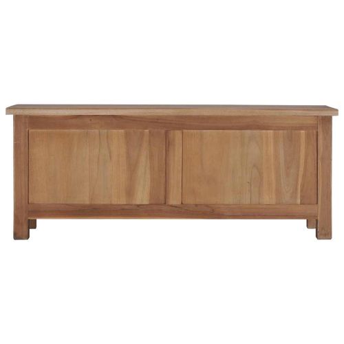 ТВ шкаф, 90x30x35 cм, тиково дърво масив