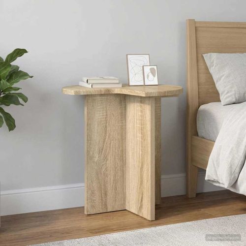 Странична маса със съхранение 2 pcs Дъб сонома Ø 39 x 38 см