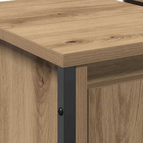Шкаф за мивка в баня Дъб 60 x 35 x 60 см Инженерно дърво