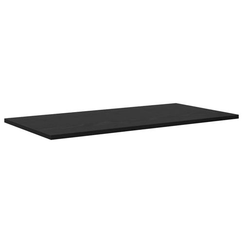 Етажерка Борд 4 pcs Черен 80 x 40 x 1,5 cm Инженерно дърво