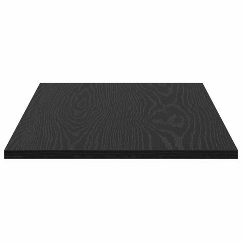 Етажерка Борд 4 pcs Черен 80 x 40 x 1,5 cm Инженерно дърво