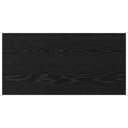 Етажерка Борд 4 pcs Черен 80 x 40 x 1,5 cm Инженерно дърво