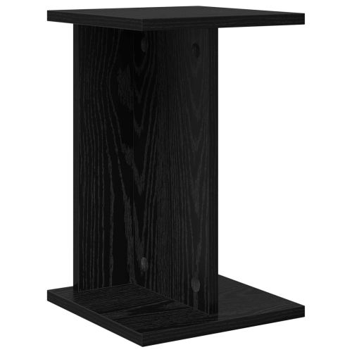 Стойка за растения 2 pcs Черен Дъб 25 x 25,5 x 40,5 см