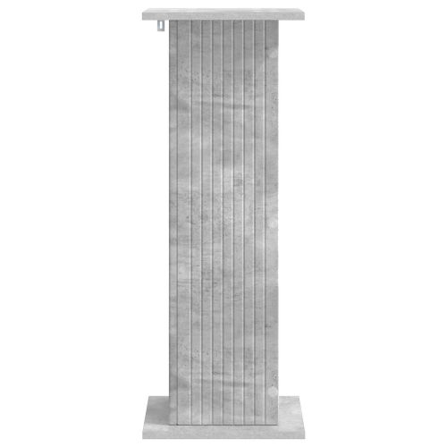 Стойка за растения Бетонно сиво 30,5 x 30 x 80,5 см