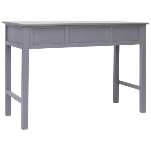 Писалище, сиво, 110x45x76 см, дърво