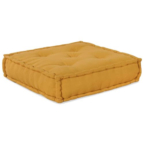 Модулен диван 2 pcs Жълто 140 x 70 x 56 см Текстил