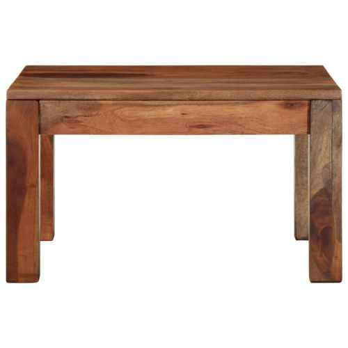масичка за кафе 60x60x35 cm масивна дървесина акация
