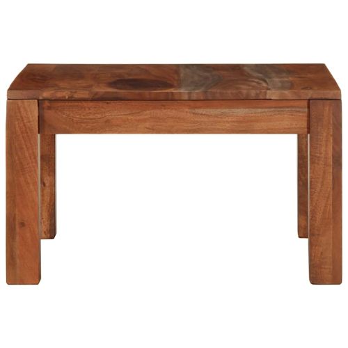 масичка за кафе 60x60x35 cm масивна дървесина акация