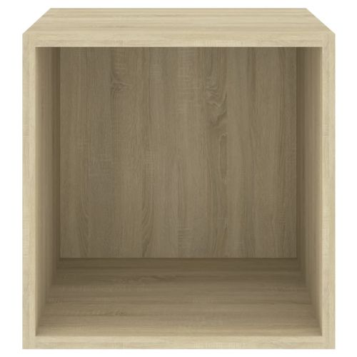 Стенни шкафове, 2 бр, дъб сонома, 37x37x37 см, инженерно дърво