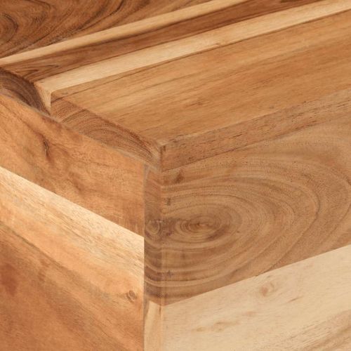 Маса за кафе, 68x68x41 см, акациево дърво масив