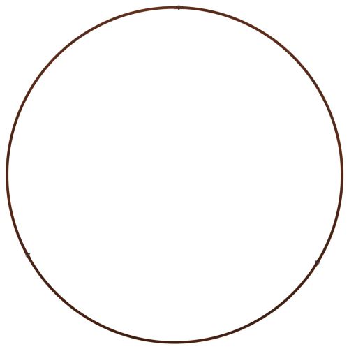 Пръстен за саксия 5 pcs Кафяво 80 x 80 x 20 cm