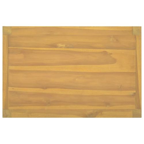 Шкаф за баня, 60x40x75 см, тиково дърво масив