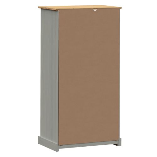 Етажерка за книги VIGO сива 60x35x114,5 см бор масив