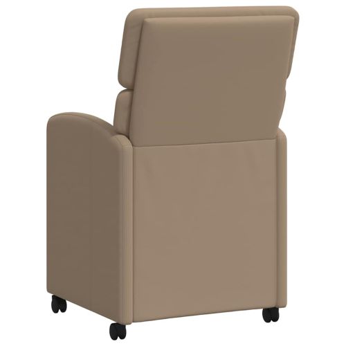 Столове с Колела 2 pcs Капучино 58 x 65 x 98 см Изкуствена