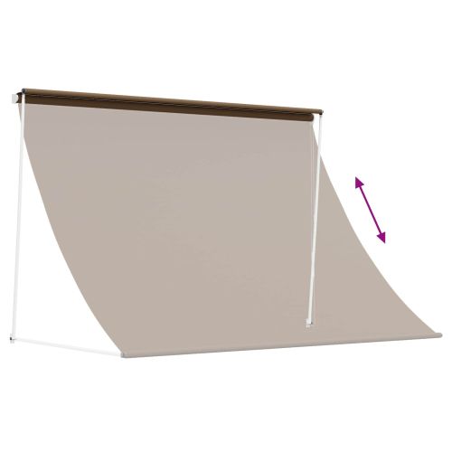 Сенник Таупе 150 x 150 cm 180 г / м² полиестер с PU покритие