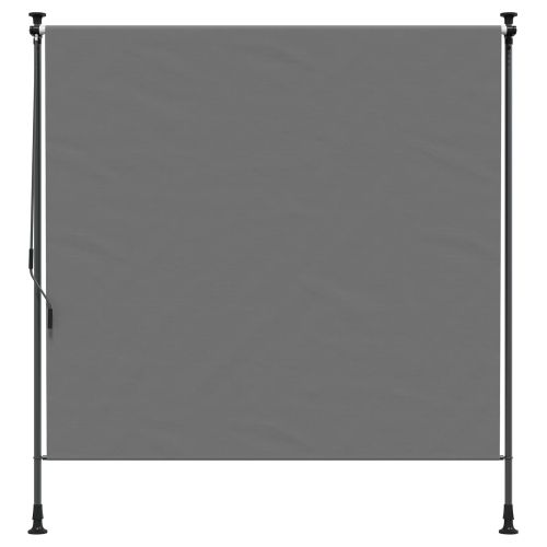 Външна ролкова завеса Светлосиво 100 x 270 cm