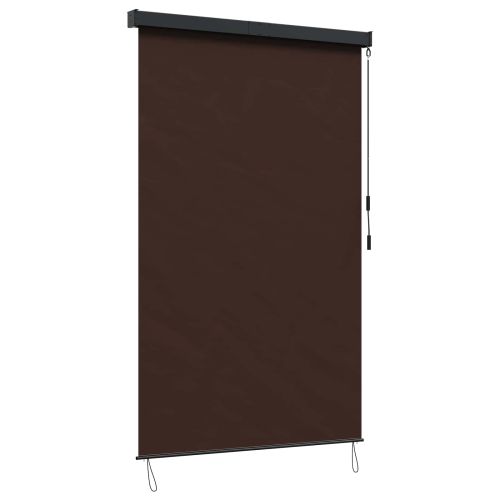 Ролетна щора Кафяво 100 x 250 cm Текстил и Алуминий