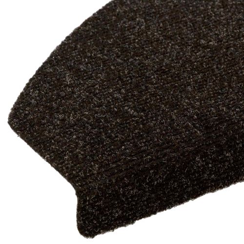 Самозалепващи стъпаловидни постелки Полукръг 15 pcs Тъмен кафяв