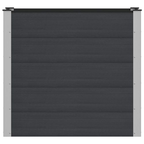 Градинска повдигната леха Черно 100 x 50 x 91 cm