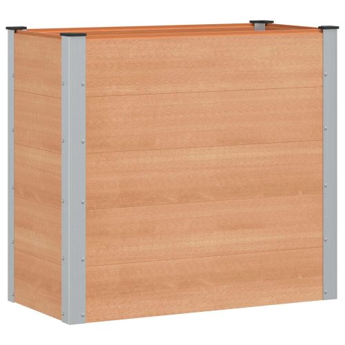 Градинска повдигната леха Кафяво 100 x 50 x 91 cm