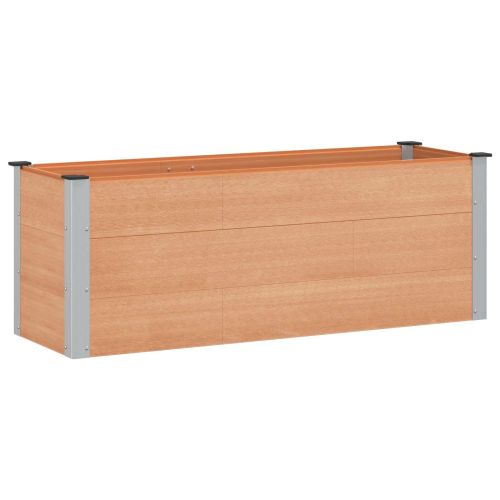 Градинска повдигната леха Кафяво 150 x 50 x 54 cm