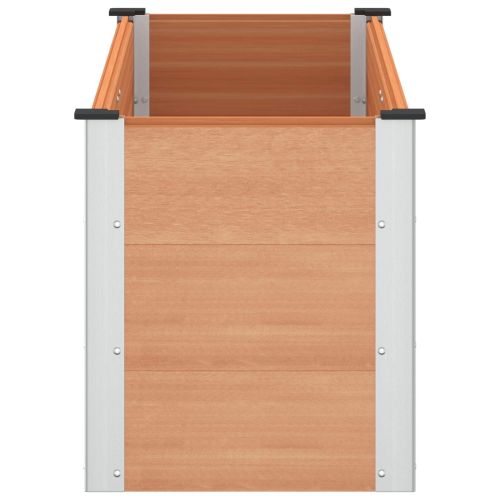 Градинска повдигната леха Кафяво 150 x 50 x 54 cm