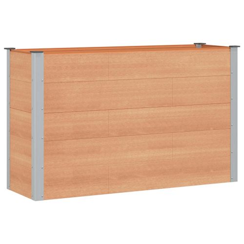Градинска повдигната леха Кафяво 150 x 50 x 91 cm