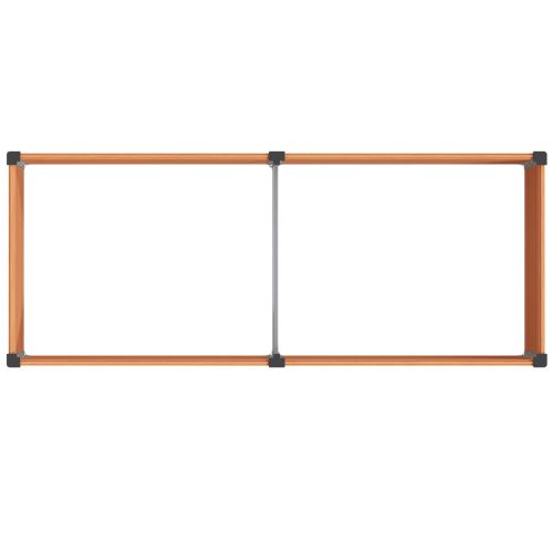 Градинска повдигната леха Кафяво 250 x 100 x 54 cm