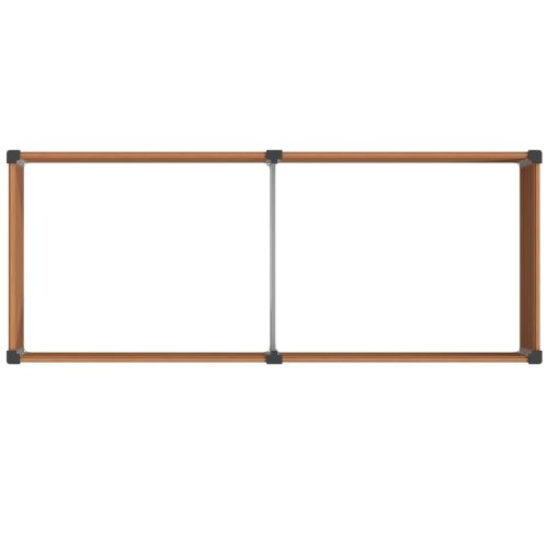 Градинска повдигната леха Кафяво 250 x 100 x 91 cm