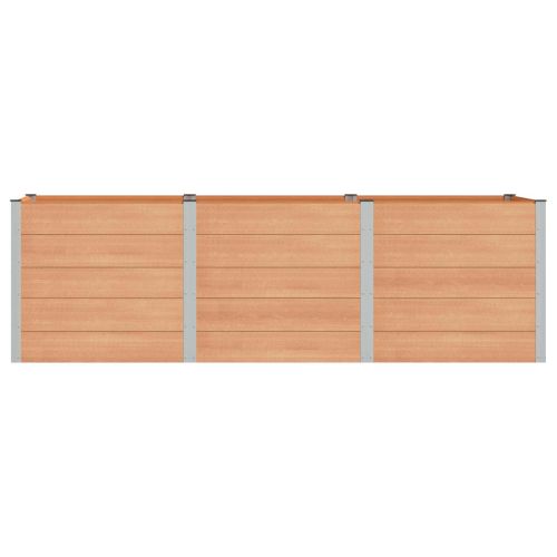 Градинска повдигната леха Кафяво 300 x 100 x 91 cm