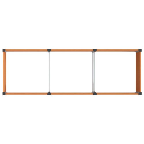 Градинска повдигната леха Кафяво 300 x 100 x 91 cm