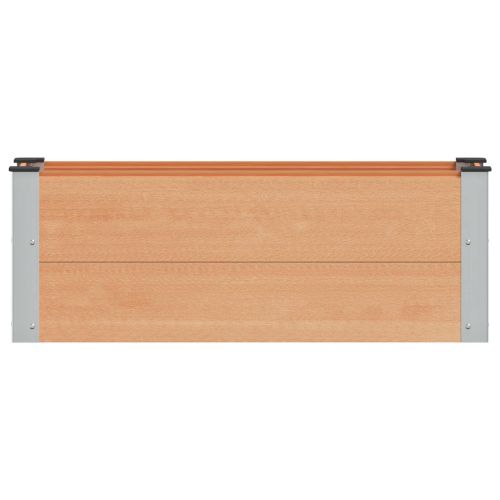 Градинска повдигната леха Кафяво 100 x 30 x 36 cm