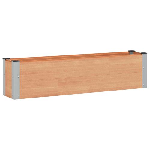 Градинска повдигната леха Кафяво 150 x 30 x 36 см