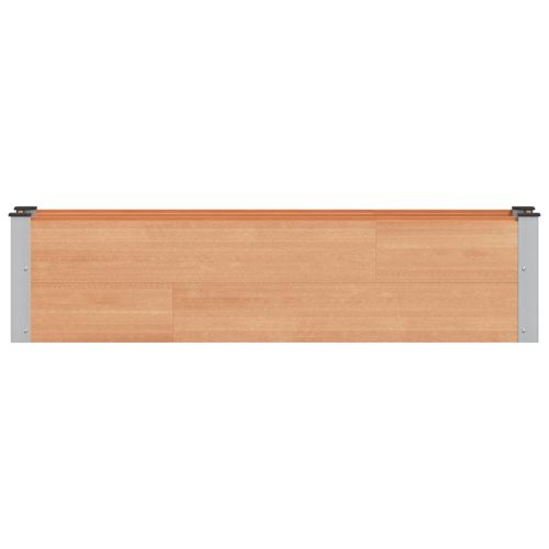 Градинска повдигната леха Кафяво 150 x 30 x 36 см