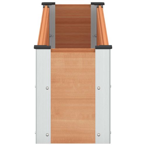 Градинска повдигната леха Кафяво 150 x 30 x 36 см