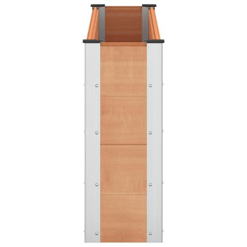 Градинска повдигната леха Кафяво 150 x 30 x 72 см