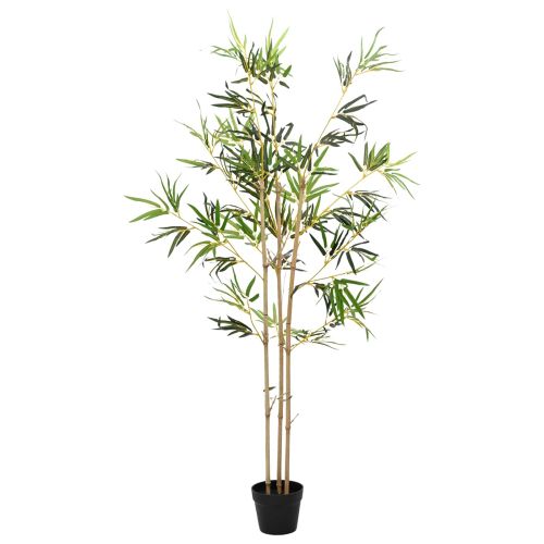 Изкуствено бамбуково дърво Зелено 55 x 16 x 150 см