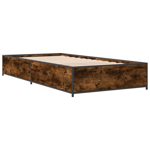Рамка за легло Опушен дъб 80 x 200 cm Инженерна дървесина