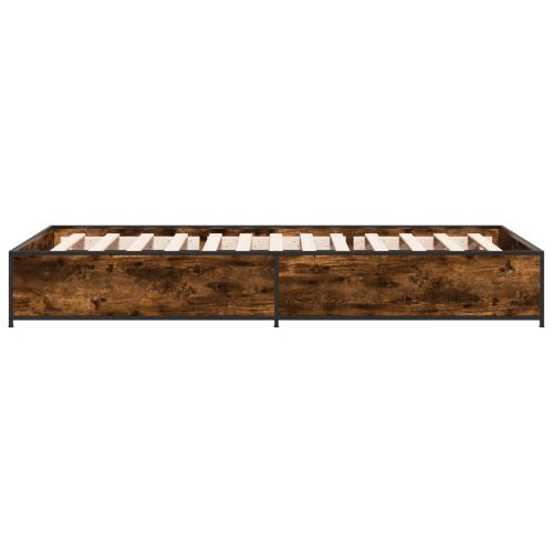 Рамка за легло Опушен дъб 80 x 200 cm Инженерна дървесина