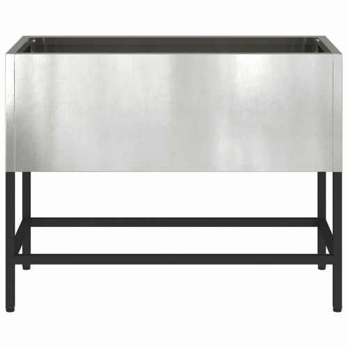 Повдигната градинска саксия Сребрист 60 x 26 x 45 см