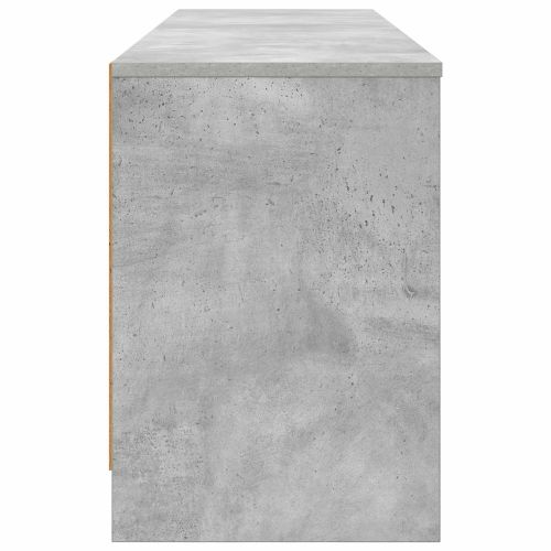 Шкаф за легло с рафт 2 pcs Бетонно сиво 66 x 33 x 48 см