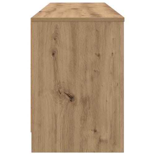 Шкаф за легло с рафт 2 pcs Дъб артизан 66 x 33 x 48 см