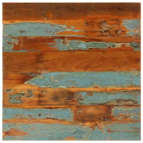 Маса за кафе, 68x68x35 см, регенерирано дърво масив
