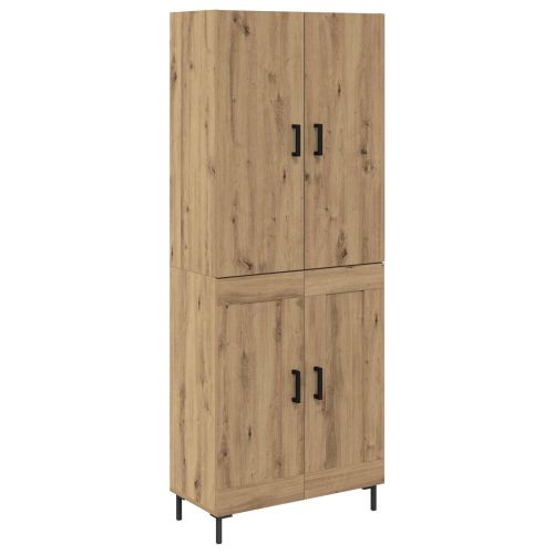 Висок шкаф Дъб 69,5 x 34 x 180 см Инженерно дърво